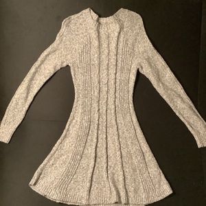 Size MediumGray Hollister Cable Knit Sweater Dress